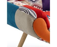 Wink design, LAia, Poltrona, Tessuto Tecnica Patchwork, Multicolore, 74 x 84 x 70 cm