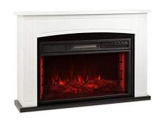 Klarstein Camino Elettrico, Camino Elettrico da Incasso con Mensola, Camino Elettrico da Parete con Fiamma LED 2000W e Telecomando, Caminetto Elettrico con Timer e Controllo Automatico di Temperatura