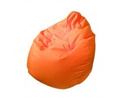 OUTLETISSIMO® Poltrona Sacco Pouf POUFF Puff PUF Arancione Modello Mega 90X135cm Nuovo Offerta