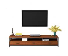 Lowboard in Living Room Soggiorno di TV Bagagli TV Media Basamento del tavolino da Salotto Pranzo o Soggiorno Mobili TV Media Center Angolo (Color : Brown, Size : 140x40x30cm)