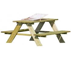 Pic Nic tavolo e panchine Set per bambini uso interno e esterno di Gartenpirat®
