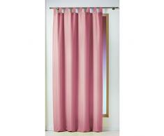 Douceur DIntérieur - 1604827, Tenda Con Passanti , 140 X 260 Cm , Essentiel , Poliestere Unito , Rosa