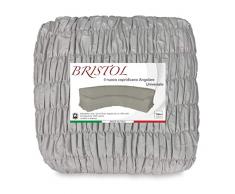 Tex family COPRIDIVANO ANGOLARE Universale Bristol Grigio Tortora Unito