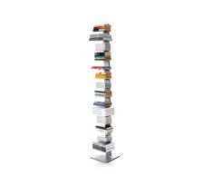 BBB ITALIA Libreria SAPIENS a colonna verticale scaffale autoportante con ripiani (152 cm, Alluminio)