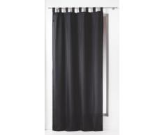 Douceur DIntÃ©rieur - 1600832, Tenda Con Passanti , 140 X 260 Cm , Essentiel , Poliestere Unito , Nero