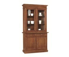 MOBILE CREDENZA 2 ANTE CON VETRINA CRISTALLIERA COME FOTO ARTE POVERA PRODOTTO VENETO