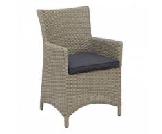Kettler HKS Maison Poltrona in vimini White Wash 0105002 – 5500