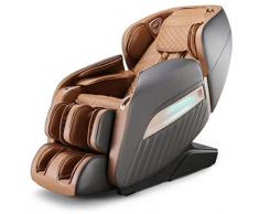 Poltrona massaggiante Shiatsu Zero Gravita` Massaggio completo 7 tecniche di massaggio professionale 12 programmi di massaggio automatico Poltrona confort Relax Manuale d´uso Italiano - Marrone
