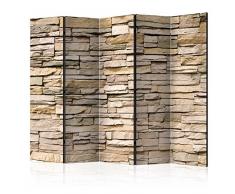 murando Paravento Loft 225x172 cm Stampa bilaterale su Tela in TNT 100% Non Trasparente Parete Divisoria Interno Separatore Stanza Pieghevole Decorazioni Pietra Mattone calcestruzzo f-B-0013-z-c