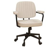 XIaoHESHop Casa Sedia da ufficio Sedia ergonomica Sedia da scrivania Panno tecnologico Sedia per computer con bracciolo Esecutiva Rotante Girevole Regolabile Schienale medio Sedia operativa