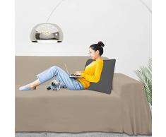 Byour3 - Copridivani 3 4 2 Posti Puro Cotone 100% Granfoulard Telo Rettangolare Salvadivano Teli Multiuso Foulard Copritutto coperta per Divani L Con senza Penisola (Beige DELTA, 4 posti)