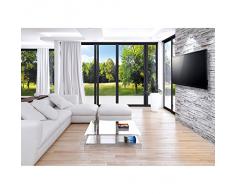 Tectake Supporto universale staffa parete muro TV LCD TFT LED inclinabile e girevole Vesa 75X75 fino 200X200 portata massima: 75kg 26-42" distanza dalla parete 5-36cm