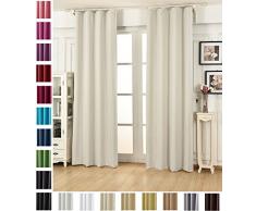 WOLTU Tenda Opaca con Occhielli Tende Drappeggi Oscuranti per Finestra Termica Isolante 1 Pannello