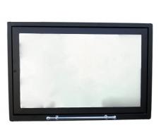 SPORTELLO CON VETRO CERAMICO 760° X CAMINO TERMOCAMINO STUFA A LEGNA PORTA FUOCO (L 64,2 x H 41,6)