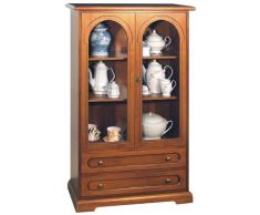 Vetrinetta classica 2 ante e 2 cassetti