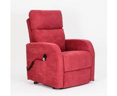 POLTRONE ITALIA - Pam2 Poltrona Alzapersona reclinabile elettrica DETRAIBILE 19% 2 motori VERTICAL schiena piedi indip 2 ruote letto 170° Montata aggiungi accessori CE Medicale Ergonomica