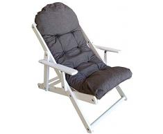 Poltrona RELAX reclinabile in 3 posizioni (Grigio)