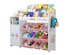 Scaffale per Giocattoli per Bambini Scaffale per Bambini Armadio per Giocattoli per Bambini Scaffale per Bambini Libreria per Studenti