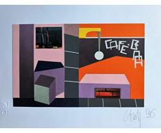 Romano Conti quadroBar Separè 1996 33x24 cm