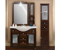 Shop Chic Composizione arredo bagno arte povera 105 cm con colonna