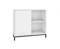 Mobile Ingresso, Mobile Soggiorno, Consolle Ingresso, Mobiletto Multiuso Ufficio, Mobiletto, Mobile Ingresso Moderno Bianco