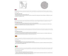 Salva poltrona reclinabile Mowin dimensione 1 posto (55 Cm.), Colore 39 (Vari colori disponibili)