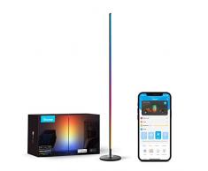 Govee Lampade da Terra LED Moderna RGBIC Funziona con Alexa, APP, 16 Milioni di Colori Musica Sincronizzazione a Luce Calda per Soggiorno, Camera da Letto, H6076