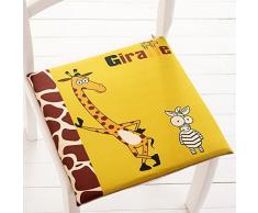 Koala Superstore Moda Stile Biancheria da Pranzo Sedia da Auto Studente Sgabello Cuscino Creativo Giraffa Fredda