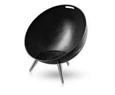 EVA SOLO | Braciere FireGlobe | La forma protegge la fiamma dal vento | nero