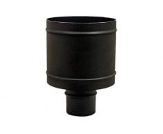 Terminale Cappello Antivento A Botte Diametro 80 Fumaiolo 4 Venti stufa a pellet canna fumaria cucina barbecue camino