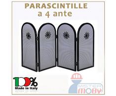 PARASCINTILLE 4 ANTE FERRO BATTUTO PARA SCINTILLE X FUOCO CAMINO CAMINETTO STUFA