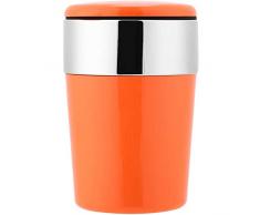 YCX Portatile Cigar Ashtray Auto, Senza Fumo Cilindro Coppa Accessori Auto Holder per casa Tavolo Patio Sabbia Auto Outdoor Indoor,Arancia