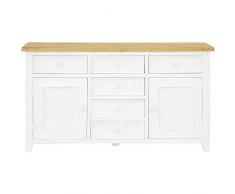 ETNIC ART - Credenza in pino massello shabby chic-159x90x40-FV-BYN34