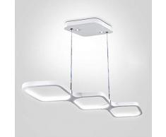 JXILY Lampada A Sospensione LED Semplice Lampadario Moderno 35W Diamond Room Sala da Pranzo Bianco Bianco Personaggio Creativo LED Lampadario per Ufficio,White Light