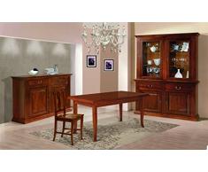 Lo Scrigno Arredamenti, Credenza Liscia 2 Porte 2 cassetti Classica Bassano W596/N