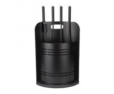 Schössmetall, Set di accessori da caminetto Brazil, nero - 4561180, 4 pz.