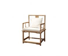 JING. Sedia in Legno massello Cinese Antica Sedia Stile Ming Poltrona Tempio Zen Combinazione Semplice