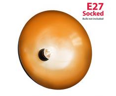 b.k. luce Set di 2 lampade a sospensione in metallo lampadario lampada E27