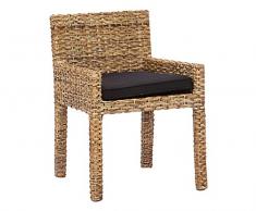 POLTRONA RATTAN CROCO ARREDAMENTO GIARDINO