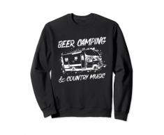 Birra Campeggio & Country Music RV Casa mobile Vacanze Camper Felpa