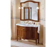 Bagno Italia Mobile da Bagno Arte povera 110 cm arredo Fatto a Mano mobili in Noce massello I