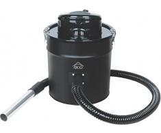 DCG Eltronic BS8800 BS8800-Aspiracenere con Motore, capacità 20lt. Tubo Flessibile in Alluminio, 1200 W, 20 Litri, Nero