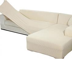 ZZDXW Copridivano con Penisola Angolare Fodera per Divano Sofa Cover L Shape 1 2 3 4 Posti Copertura per Divano Copri Divano A Sinistra Destra L con Braccioli Copridivani Protezione Divano Covers