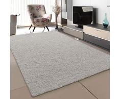 SANAT Tappeto per soggiorno crema, a pelo lungo, moderno, dimensioni: 80 x 150 cm