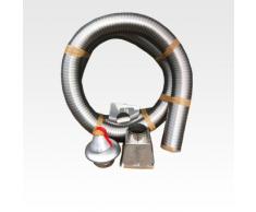 9 m, 8 "- Kit di Reflex camino Relining da uomo in acciaio INOX 316L HETAS classe 1, 9 m