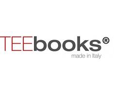 TEEbooks - Mensola da Parete a U, in Acciaio, Colore: Bianco, 60 x 15 x 15 cm