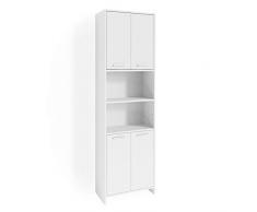 Vicco Armadio per il bagno Maris, Bianco, 56 x 190 cm