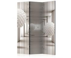 murando Paravento Astratto 3D 135x172 cm Stampa bilaterale su Tela in TNT 100% Non Trasparente Parete Divisoria Interno Separatore Stanza Pieghevole Decorazioni a-A-0149-z-b