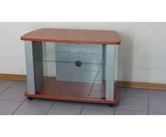 Mobile carrello porta tv Kleo 96 cristal ciliegio2