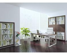 ROOT Libreria - Scaffale per libri - Mensola prospetto - Scaffale per ufficio / soggiorno dal design moderno (Bianco)